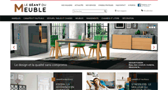 Desktop Screenshot of geant-du-meuble.com
